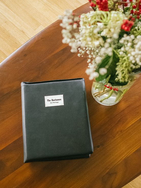 The Family Book - closed on table